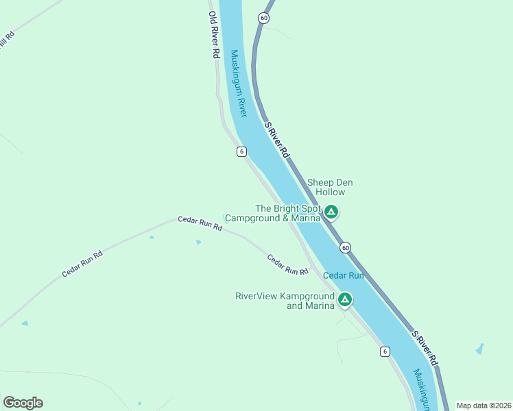 map of restaurants, bars, coffee shops, grocery stores, and more near 10145 Old River Road in Blue Rock