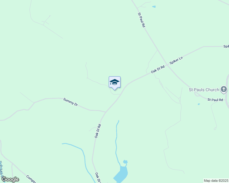 map of restaurants, bars, coffee shops, grocery stores, and more near 265 Oak Dale Road in Salisbury