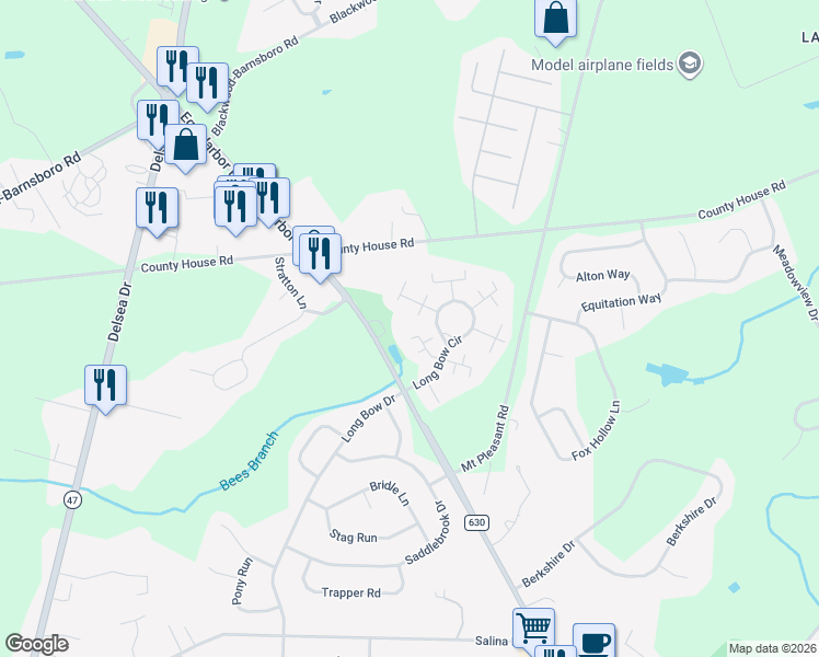 map of restaurants, bars, coffee shops, grocery stores, and more near 731 Sedgewick Court in Washington Township