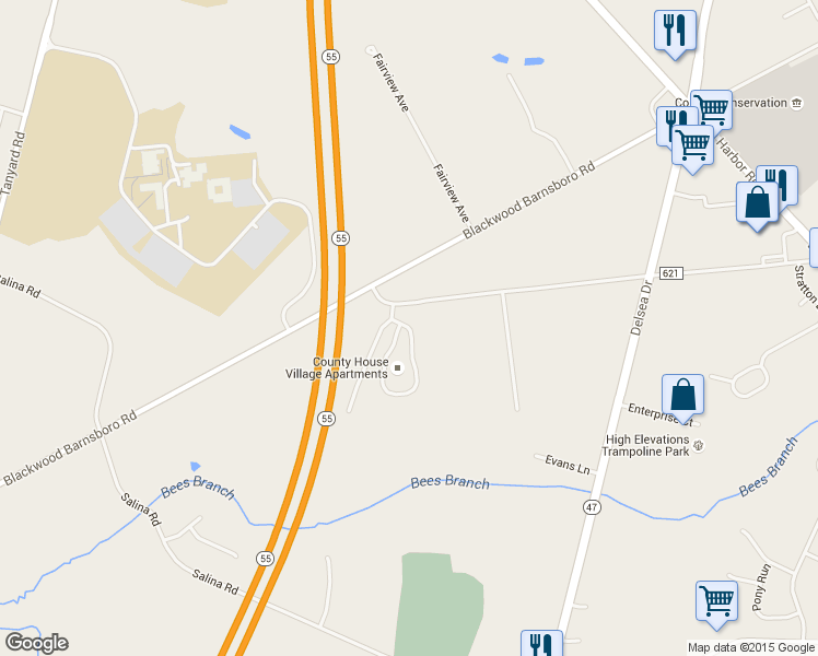map of restaurants, bars, coffee shops, grocery stores, and more near 1901 Aron's Circle in Washington Township