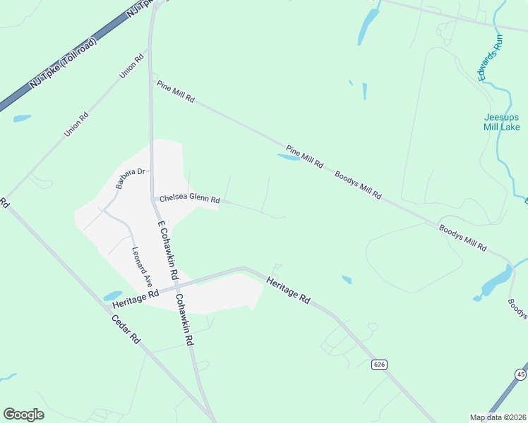 map of restaurants, bars, coffee shops, grocery stores, and more near 178 Westbrook Court in Clarksboro