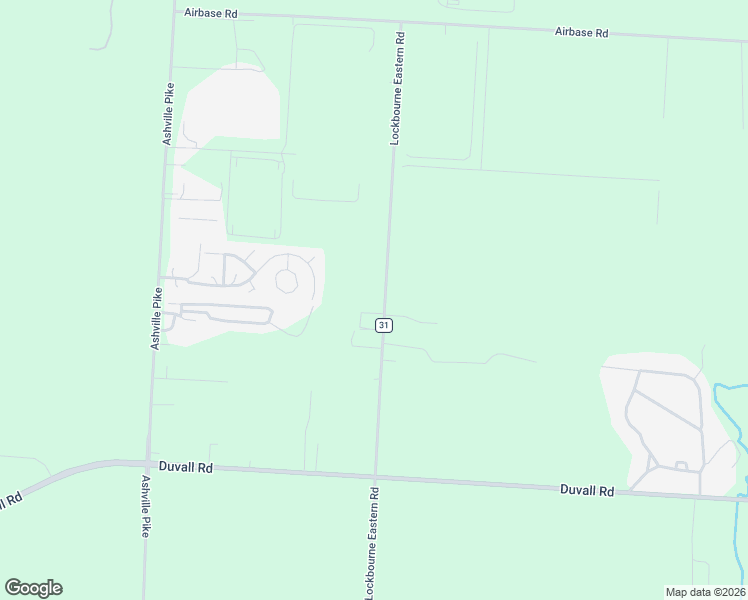 map of restaurants, bars, coffee shops, grocery stores, and more near 10621 Lockbourne Eastern Road in Ashville