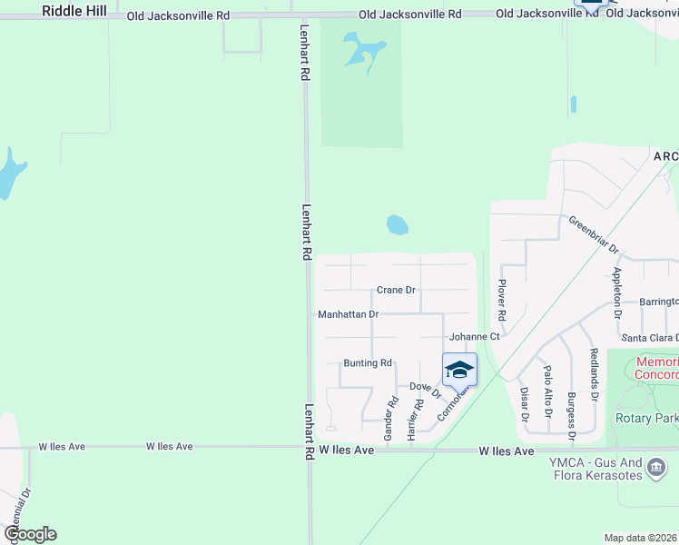 map of restaurants, bars, coffee shops, grocery stores, and more near 5225-5229 Crane Dr in Springfield