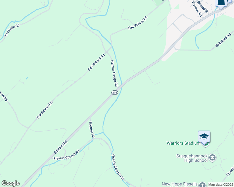 map of restaurants, bars, coffee shops, grocery stores, and more near 3073 Sticks Road in Glen Rock