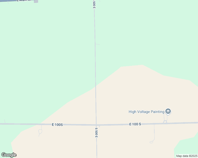 map of restaurants, bars, coffee shops, grocery stores, and more near 649 South 500 East in Greenfield