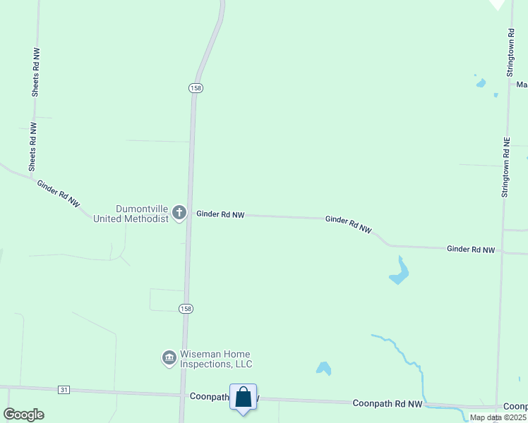 map of restaurants, bars, coffee shops, grocery stores, and more near 750 Ginder Road Northwest in Lancaster