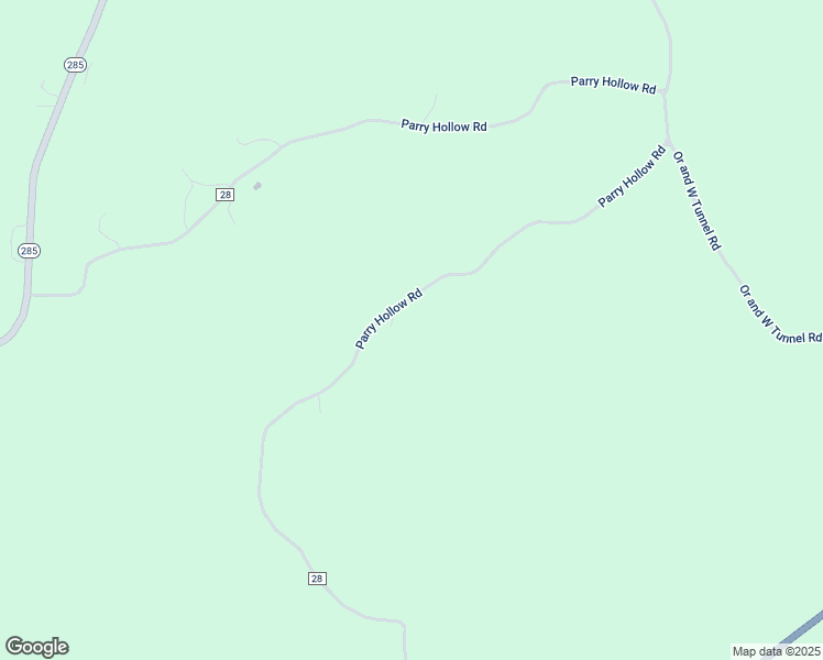 map of restaurants, bars, coffee shops, grocery stores, and more near 46960 Parry Hollow Road in Caldwell