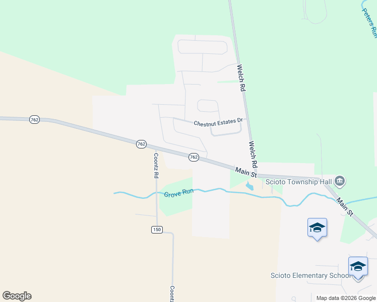 map of restaurants, bars, coffee shops, grocery stores, and more near 157 Cottonwood Place in Commercial Point