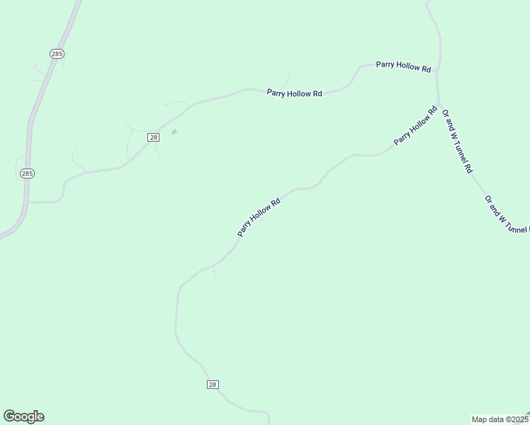 map of restaurants, bars, coffee shops, grocery stores, and more near 46960 Parry Hollow Road in Caldwell