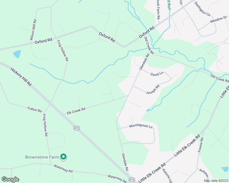 map of restaurants, bars, coffee shops, grocery stores, and more near 106 Cooks Ridge Lane in Oxford