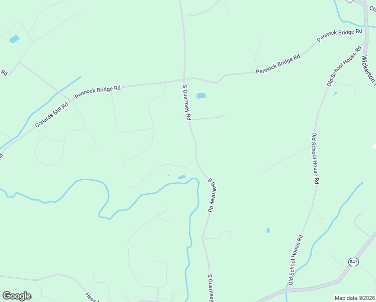 map of restaurants, bars, coffee shops, grocery stores, and more near 702 South Guernsey Road in Lincoln University