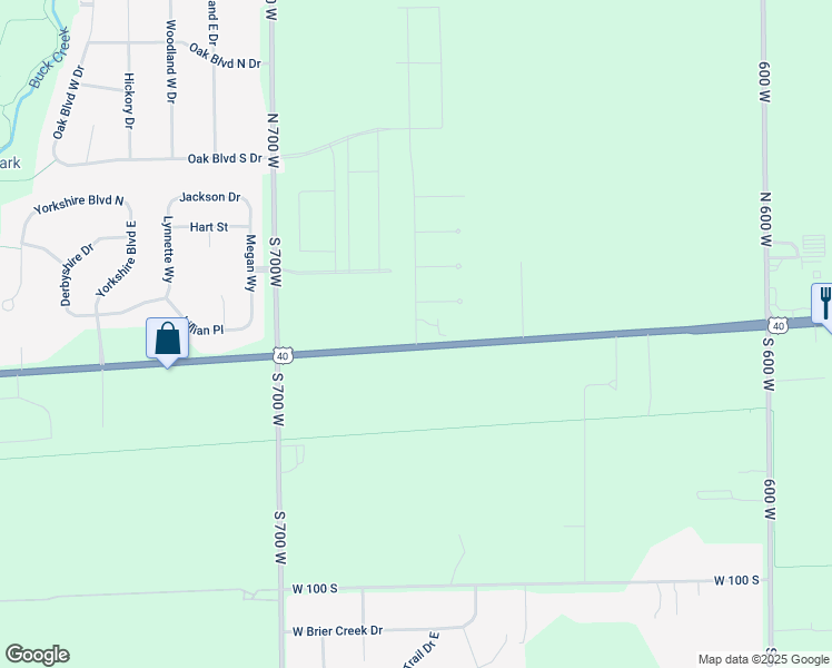 map of restaurants, bars, coffee shops, grocery stores, and more near 41 Manor Drive in Greenfield