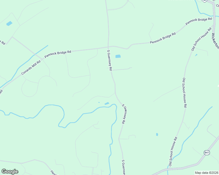 map of restaurants, bars, coffee shops, grocery stores, and more near 702 Guernsey Road South in Lincoln University