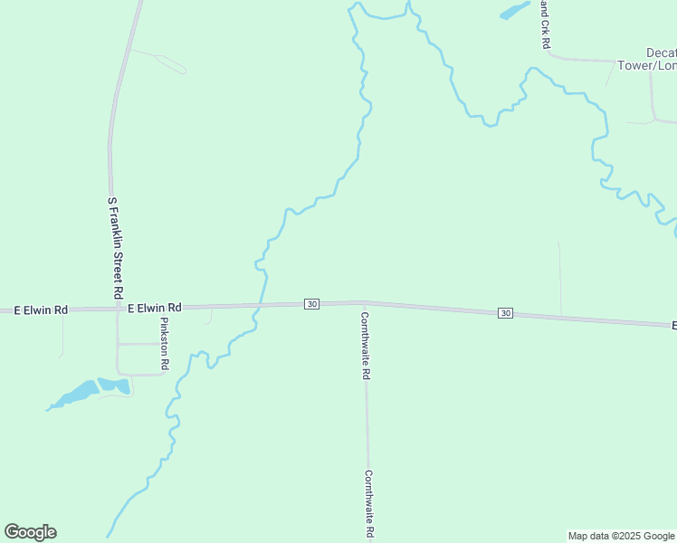 map of restaurants, bars, coffee shops, grocery stores, and more near 606-998 East Elwin Road in Decatur