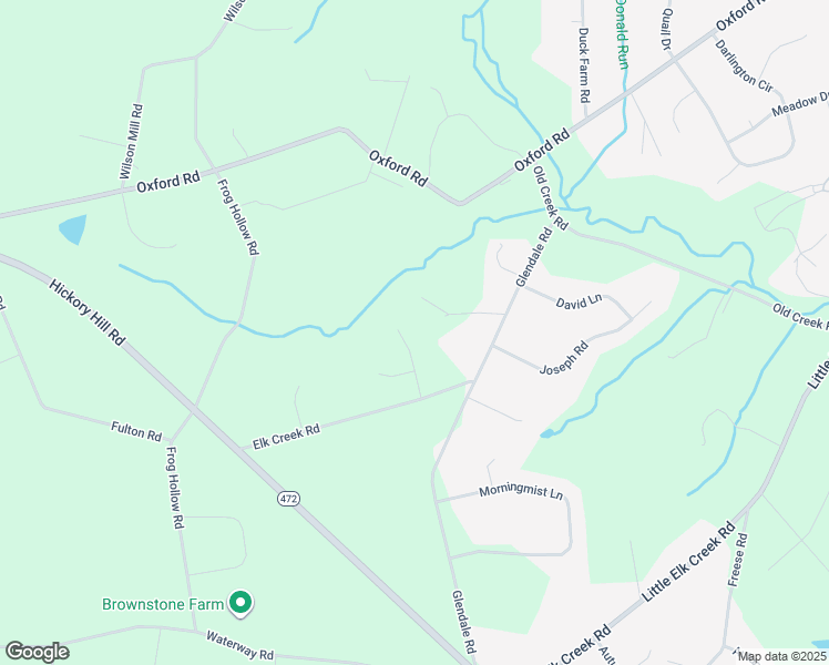 map of restaurants, bars, coffee shops, grocery stores, and more near 106 Cooks Ridge Lane in Oxford