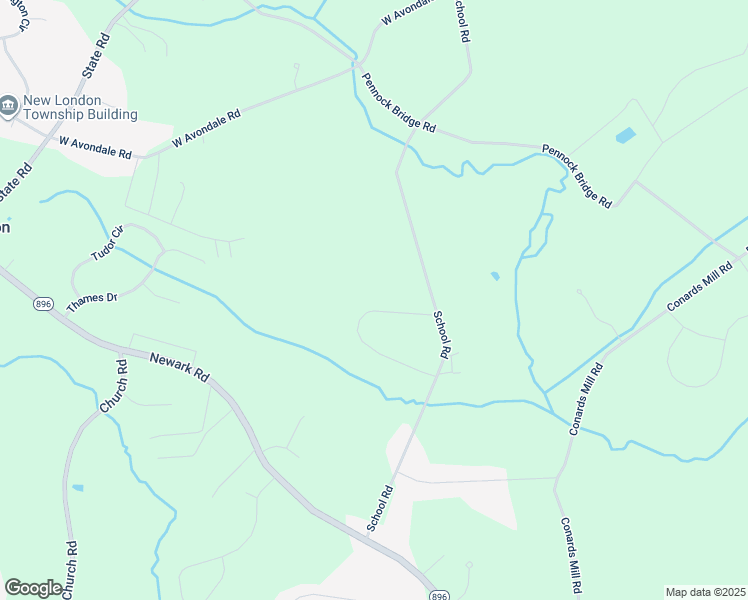 map of restaurants, bars, coffee shops, grocery stores, and more near 20 Pickwick Lane in Lincoln University