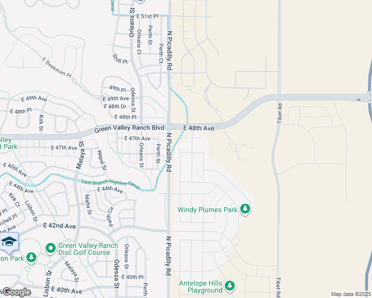 map of restaurants, bars, coffee shops, grocery stores, and more near 4597 Quatar Court in Denver