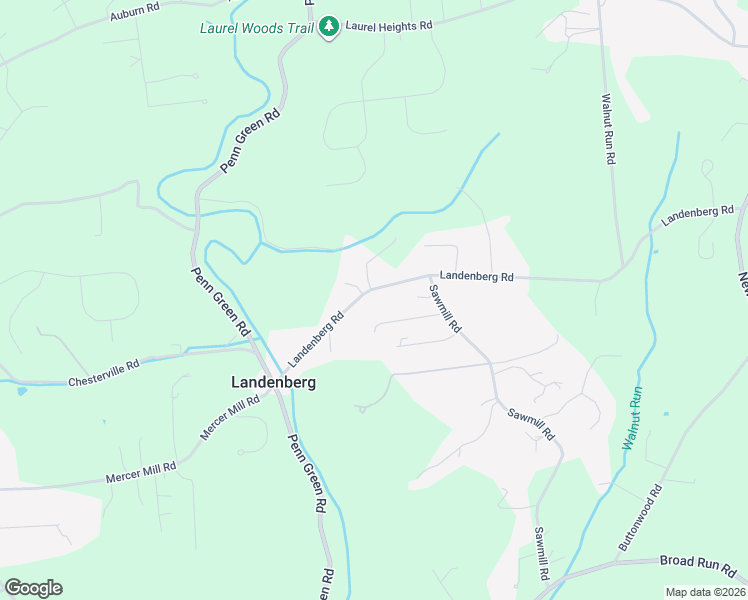 map of restaurants, bars, coffee shops, grocery stores, and more near 136 Landenberg Road in Landenberg