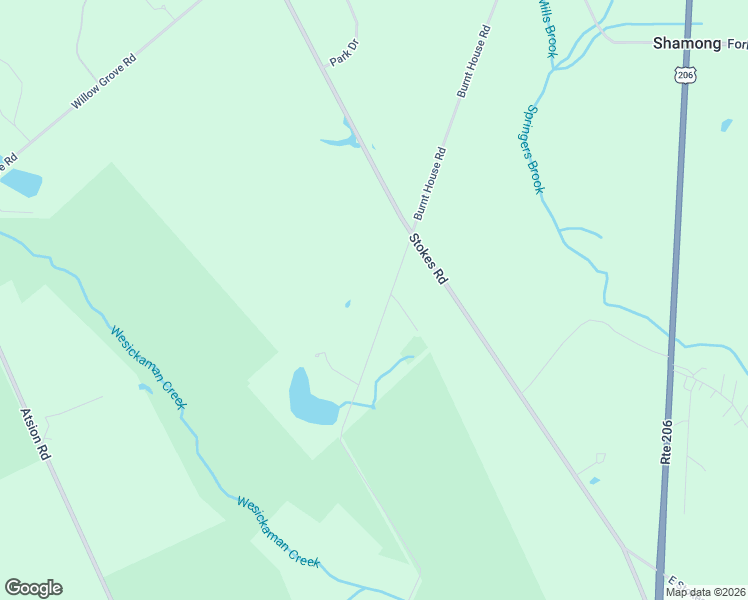 map of restaurants, bars, coffee shops, grocery stores, and more near 93 3 Bridge Road in Shamong