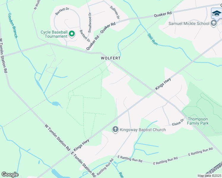 714 Nicole Road, Mickleton NJ Walk Score