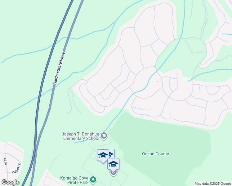 map of restaurants, bars, coffee shops, grocery stores, and more near 29 Bayville Way in Ocean Township