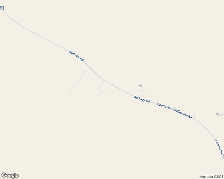 map of restaurants, bars, coffee shops, grocery stores, and more near 12117 Midway Road in South Solon