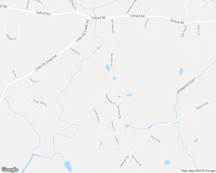 map of restaurants, bars, coffee shops, grocery stores, and more near 209 Clearview Lane in Lincoln University