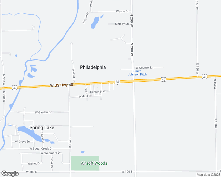map of restaurants, bars, coffee shops, grocery stores, and more near 45 Main Cross in Greenfield