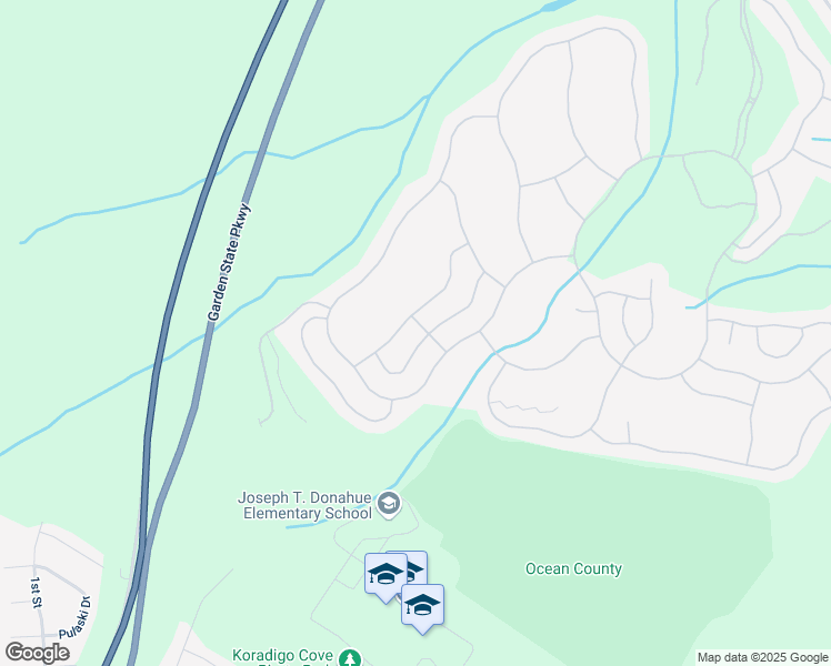 map of restaurants, bars, coffee shops, grocery stores, and more near 32 Eagleswood Drive in Ocean Township