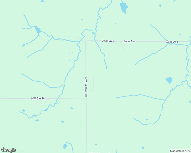 map of restaurants, bars, coffee shops, grocery stores, and more near 9530 Northwest Caldwell Road in Kidder