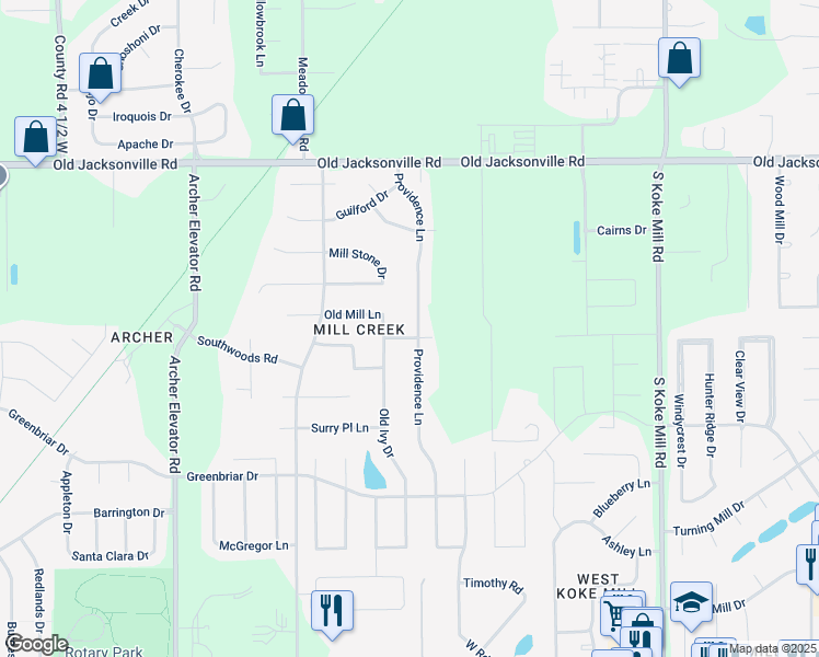 map of restaurants, bars, coffee shops, grocery stores, and more near 3 Heritage Drive in Springfield