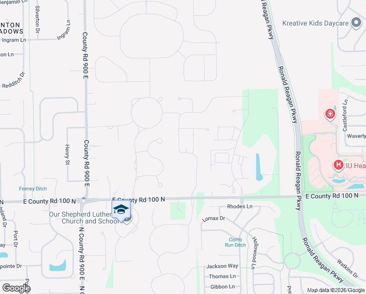 map of restaurants, bars, coffee shops, grocery stores, and more near 1282 Eton Way in Avon