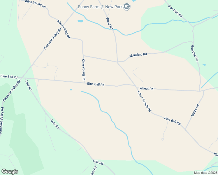 map of restaurants, bars, coffee shops, grocery stores, and more near 9730 Blue Ball Road in Stewartstown