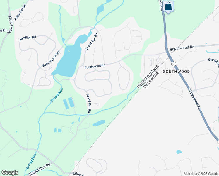 map of restaurants, bars, coffee shops, grocery stores, and more near 3006 Rosemont Drive in Landenberg