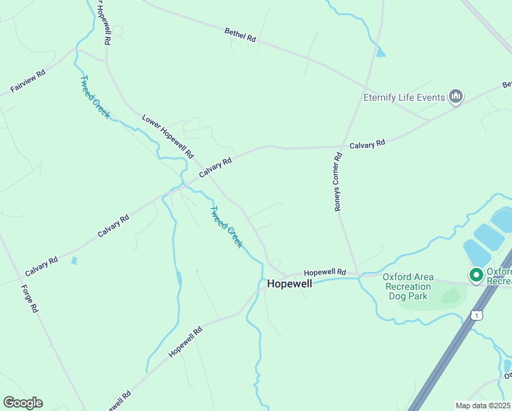 map of restaurants, bars, coffee shops, grocery stores, and more near 128 Lower Hopewell Rd in Oxford