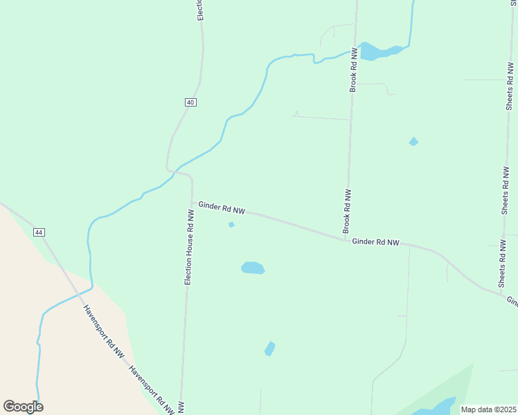 map of restaurants, bars, coffee shops, grocery stores, and more near 2292 Ginder Road Northwest in Lancaster