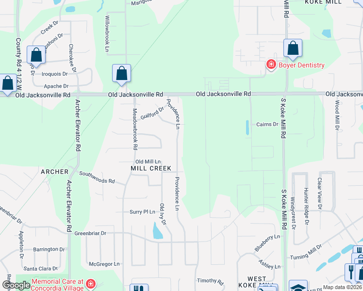 map of restaurants, bars, coffee shops, grocery stores, and more near 28 Providence Lane in Springfield