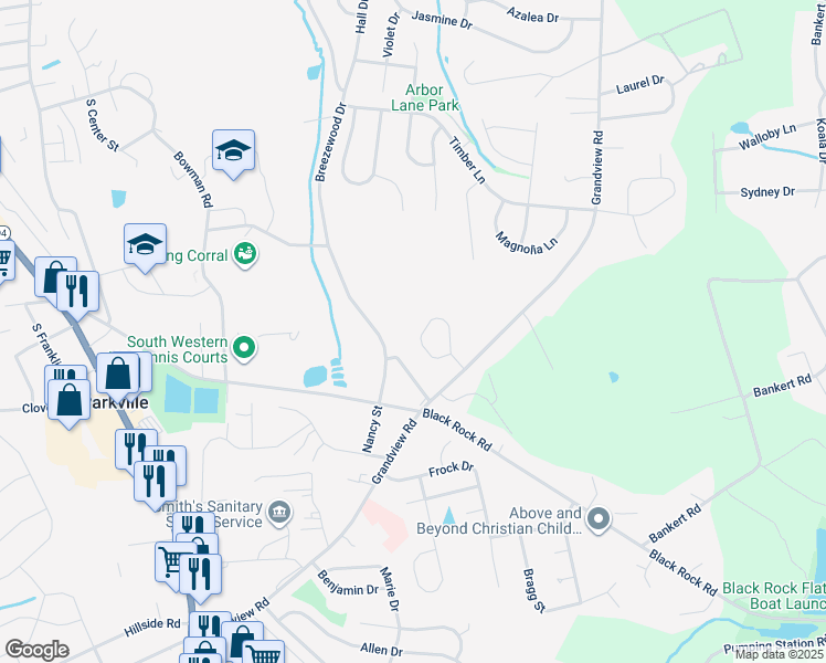map of restaurants, bars, coffee shops, grocery stores, and more near 29 Pinewood Circle in Hanover
