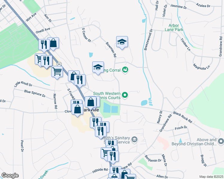 map of restaurants, bars, coffee shops, grocery stores, and more near 4 Valley View Road in Hanover