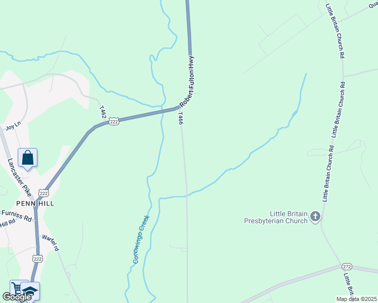 map of restaurants, bars, coffee shops, grocery stores, and more near 120 Ulrich Road in Peach Bottom