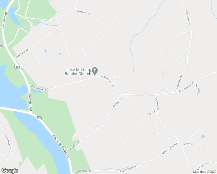 map of restaurants, bars, coffee shops, grocery stores, and more near 3337 Smoketown Road in Spring Grove