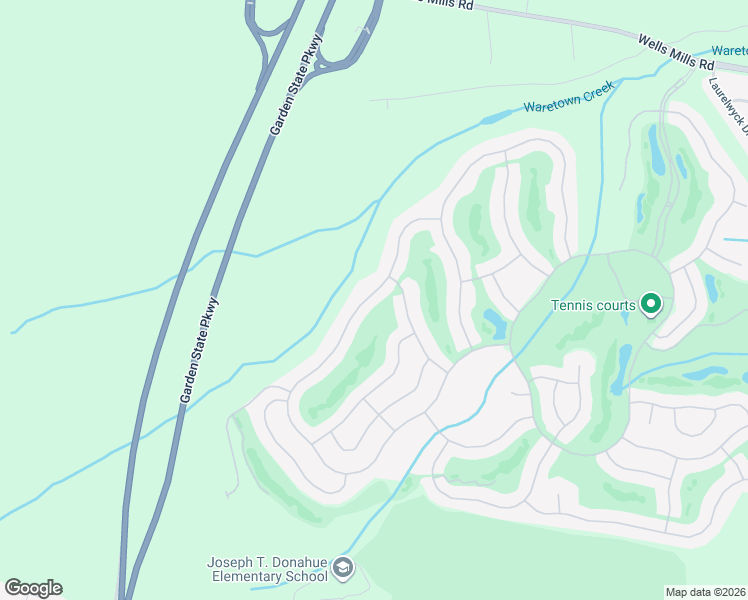 map of restaurants, bars, coffee shops, grocery stores, and more near 29 Ocean Grove Lane in Ocean Township