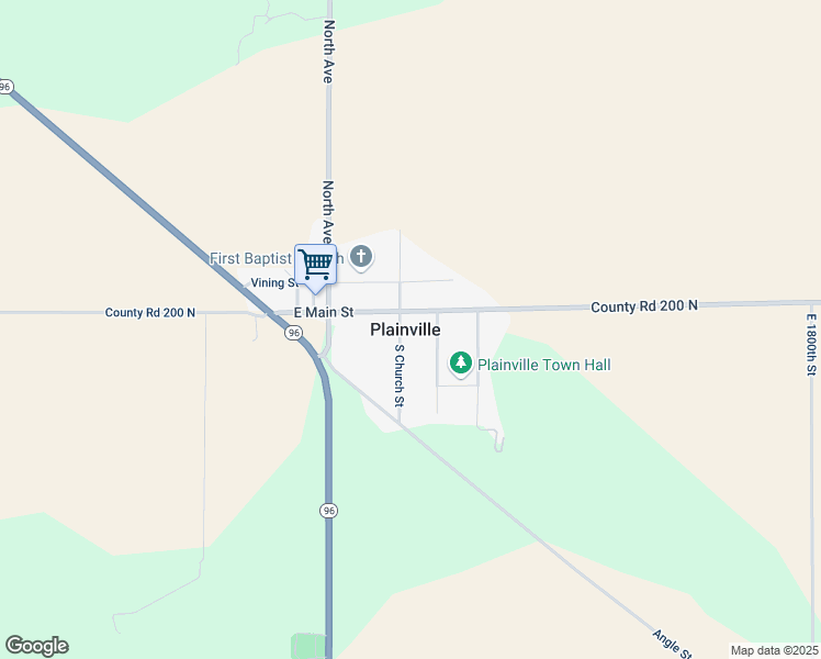 map of restaurants, bars, coffee shops, grocery stores, and more near in Plainville