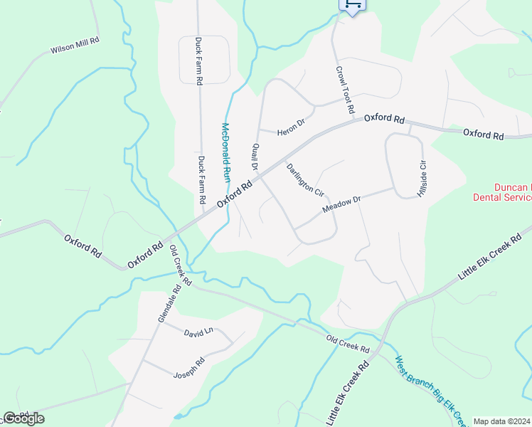 map of restaurants, bars, coffee shops, grocery stores, and more near 213 Limeville Drive in Lincoln University