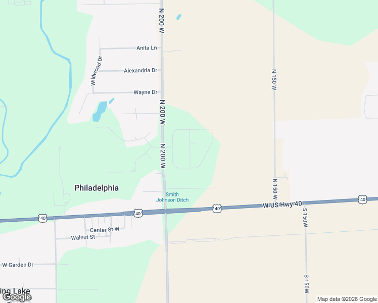 map of restaurants, bars, coffee shops, grocery stores, and more near 149 North 200 West in Greenfield