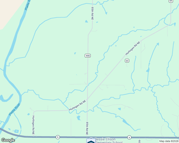 map of restaurants, bars, coffee shops, grocery stores, and more near 2021 85th Road Northeast in Saint Joseph
