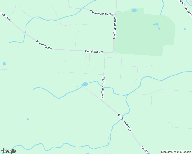map of restaurants, bars, coffee shops, grocery stores, and more near 3759 Kauffman Road Northwest in Carroll