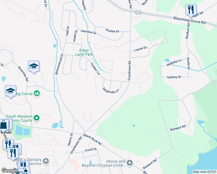 map of restaurants, bars, coffee shops, grocery stores, and more near 4 Mountain Ash Drive in Hanover