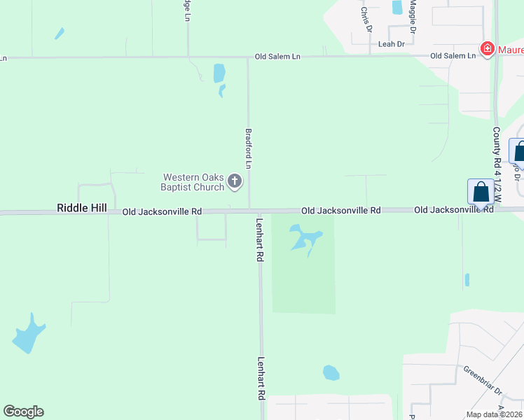map of restaurants, bars, coffee shops, grocery stores, and more near 1001-1199 Lenhart Road in Springfield
