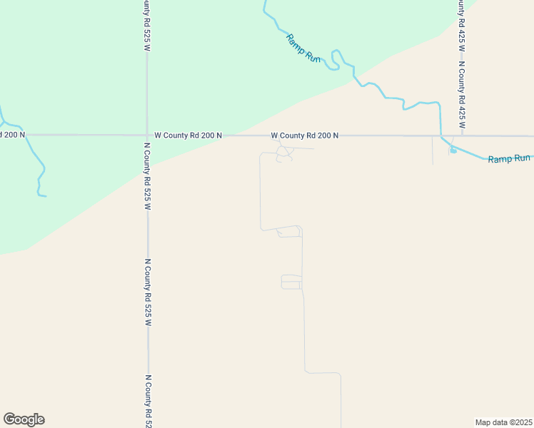 map of restaurants, bars, coffee shops, grocery stores, and more near 4881 West County Road 200 North in Danville